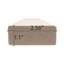 Prosaunas Aspen 2X3 S4SEE SHP Sauna Bench Wood With Smooth 4 Sides Eased Edges [Untreated] (SAK47682)