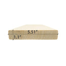 Prosaunas Aspen 2X6 S4SEE SHP Sauna Bench Wood With Smooth 4-Sides Eased Edges [Untreated] (SAK79071)