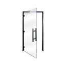 Prosaunas 36X81-Inch Black Alder Clear Prehung ADA Glass Sauna Door (SAK15497)