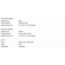 Prosaunas 36X81-Inch Black Alder Clear Prehung ADA Glass Sauna Door (SAK15497)