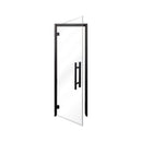Prosaunas 24X81-Inch Black Alder Clear Glass Sauna Door (SAK38670)