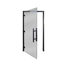 Prosaunas 36X81-Inch Black Alder Prehung ADA Tinted Glass Sauna Door (SAK19732)