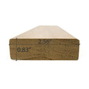 Prosaunas Thermo-Aspen 1X3 S4SEE SHP Sauna Bench Wood (SAK93486)