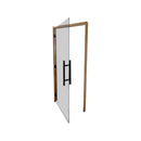 Prosaunas 36X81-Inch Thermo-Aspen Tinted Prehung ADA Glass Sauna Door (SAK15283)