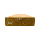 Prosaunas Thermo-Spruce 2X4 S4SEE SHP Sauna Bench Wood (SAK63570)