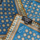 Toscana - Silk Neckerchief - Prussian Blue