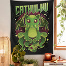DecorBites™ Cat Call Tapestry Wall Hanging - Psychedelic Hippie Aesthetics Dorm Decor