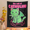 DecorBites™ Cat Call Tapestry Wall Hanging - Psychedelic Hippie Aesthetics Dorm Decor
