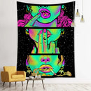 Green Star Girl Tapestry