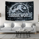Psychedelic red & blue dinosaur tapestry wall hanging bedroom decor