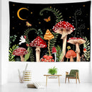 DecorBites™ Butterfly Mushroom Tapestry Wall Hanging - Psychedelic Bohemian Home Decor