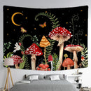 DecorBites™ Butterfly Mushroom Tapestry Wall Hanging - Psychedelic Bohemian Home Decor