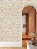 Modish Vintage Floral Wallpaper Vogue