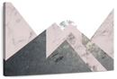 Geometric Textured Landscape Wall Art