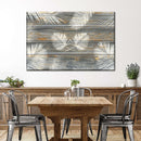 Wooden Palm Leaves Wall Art