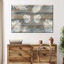 Wooden Palm Leaves Wall Art