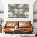Wooden Palm Leaves Wall Art