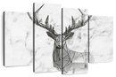 Geometric Stag Wall Art