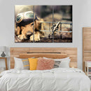 Dog Pilot Wall Art