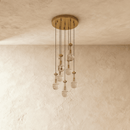 Pulcher Glass Tears Chandelier