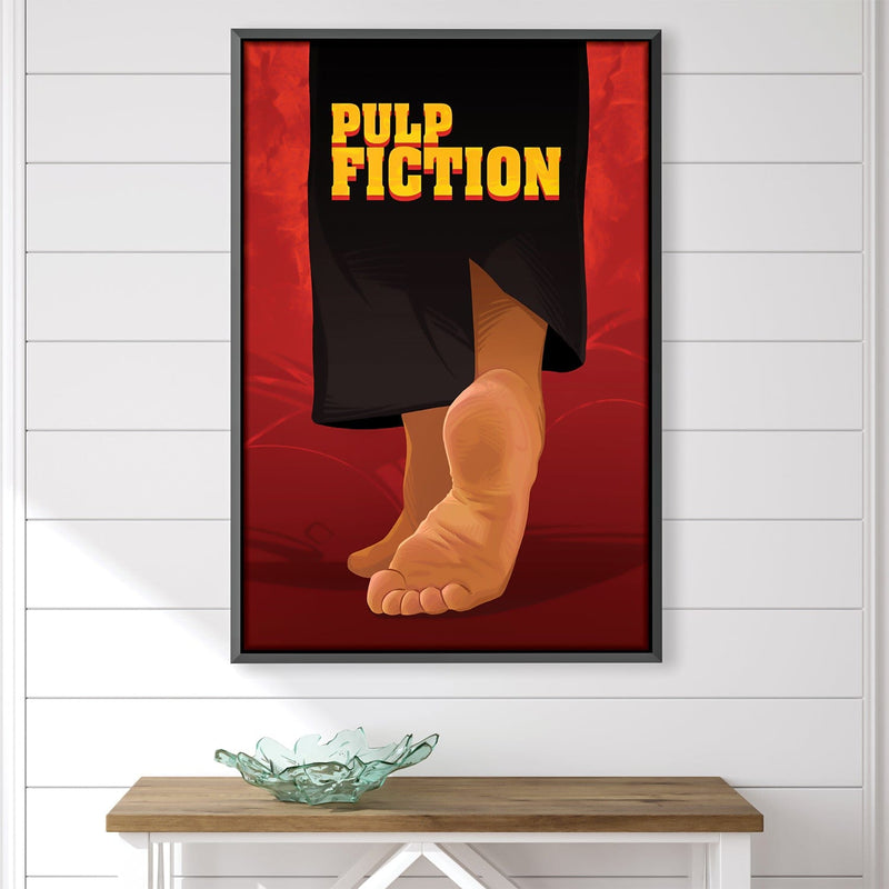 Pulp Fiction Feet Canvas