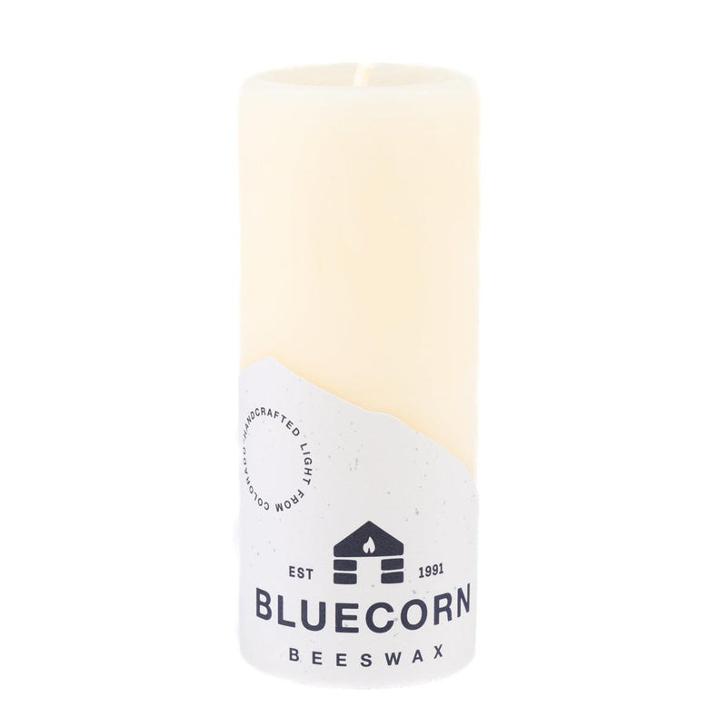 Ivory Pure Beeswax Pillar Candles