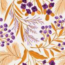 Purple Floral Pattern Wallpaper