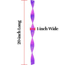 Purple Glitter Icicle Finials