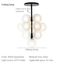 Purple & gray decorbites grape chandelier modern living room light
