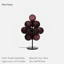 Purple & gray decorbites grape chandelier modern living room light