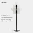 Purple & gray decorbites grape chandelier modern living room light