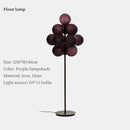 Purple & gray decorbites grape chandelier modern living room light