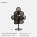 Purple & gray decorbites grape chandelier modern living room light