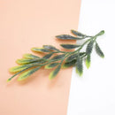 Purple & green 10pcs plastic grass artificial plants living room decor