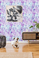 Purple Herbs and Flowers Wallpaper