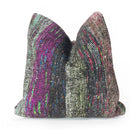 Purple Salt And Pepper Rainbow Accent Pillow