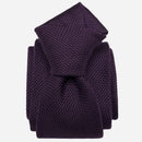 Plum - Silk Grenadine Tie
