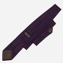 Plum - Silk Grenadine Tie