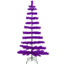 Purple Tinsel Christmas Tree