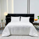 Purple zebra print satin duvet cover set bedroom luxury quilt kit