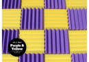 Easy Mount Acoustic Foam Kit - 12x12x2" Acoustic Foam Panels With Adhesive - Wedge Style - 4 Pack