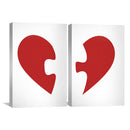 Puzzle Heart Canvas