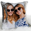 Photo Personalized Flip Sequin Pillow | Personalized Reversible Mermaid Sequin Throw
