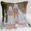 Photo Personalized Flip Sequin Pillow | Personalized Reversible Mermaid Sequin Throw