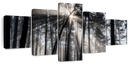 Forest Sun Beam Wall Art