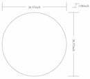 Pontalina Round Gold Mirror