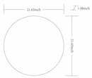 Pontalina Round White Mirror - Clearance