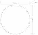 Pontalina Round White Mirror - Clearance