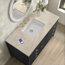 James Martin Myrrin 48" Single Bathroom Vanity, Carbon Oak