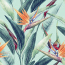 Fashionable Exotic Flowers Wallpaper Fashionable